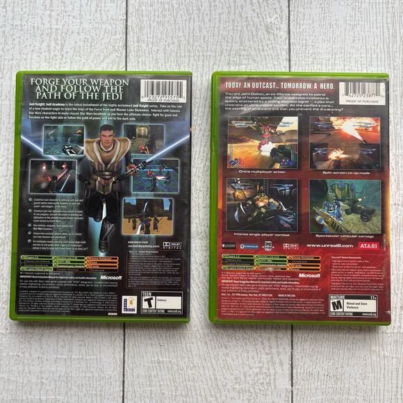 XBox Games Bundle Star Wars Jedi Knight: Jedi Academy & Unreal II: The Awakening - Picture 2 of 4